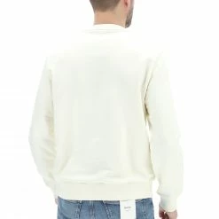 Felpa Girocollo Calvin Klein Uomo In Cotone Tinta Unita Con Logo Sul Petto -Lacoste shop e457275ff8d5c2570498fb0c07220c99