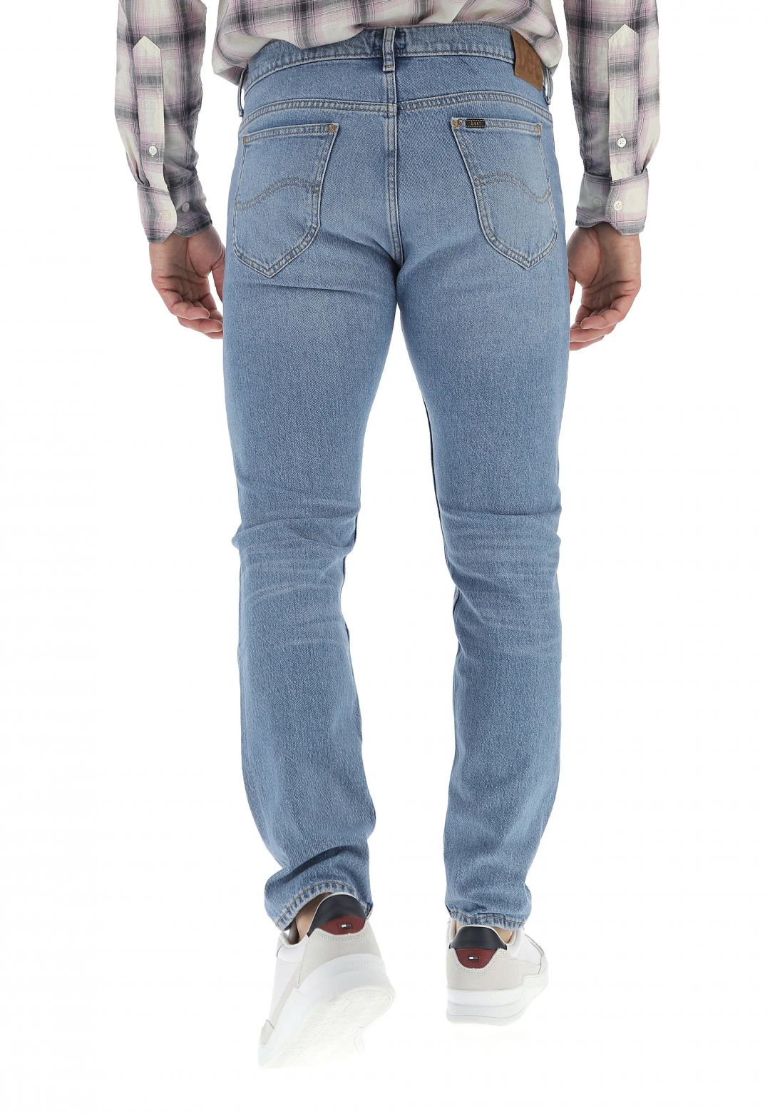 Jeans Lee Uomo Mod. Rider Con Lavaggio Chiaro Slim Fit 5 Jeans Lee Uomo Mod. Rider Con Lavaggio Chiaro Slim Fit - immagine 3