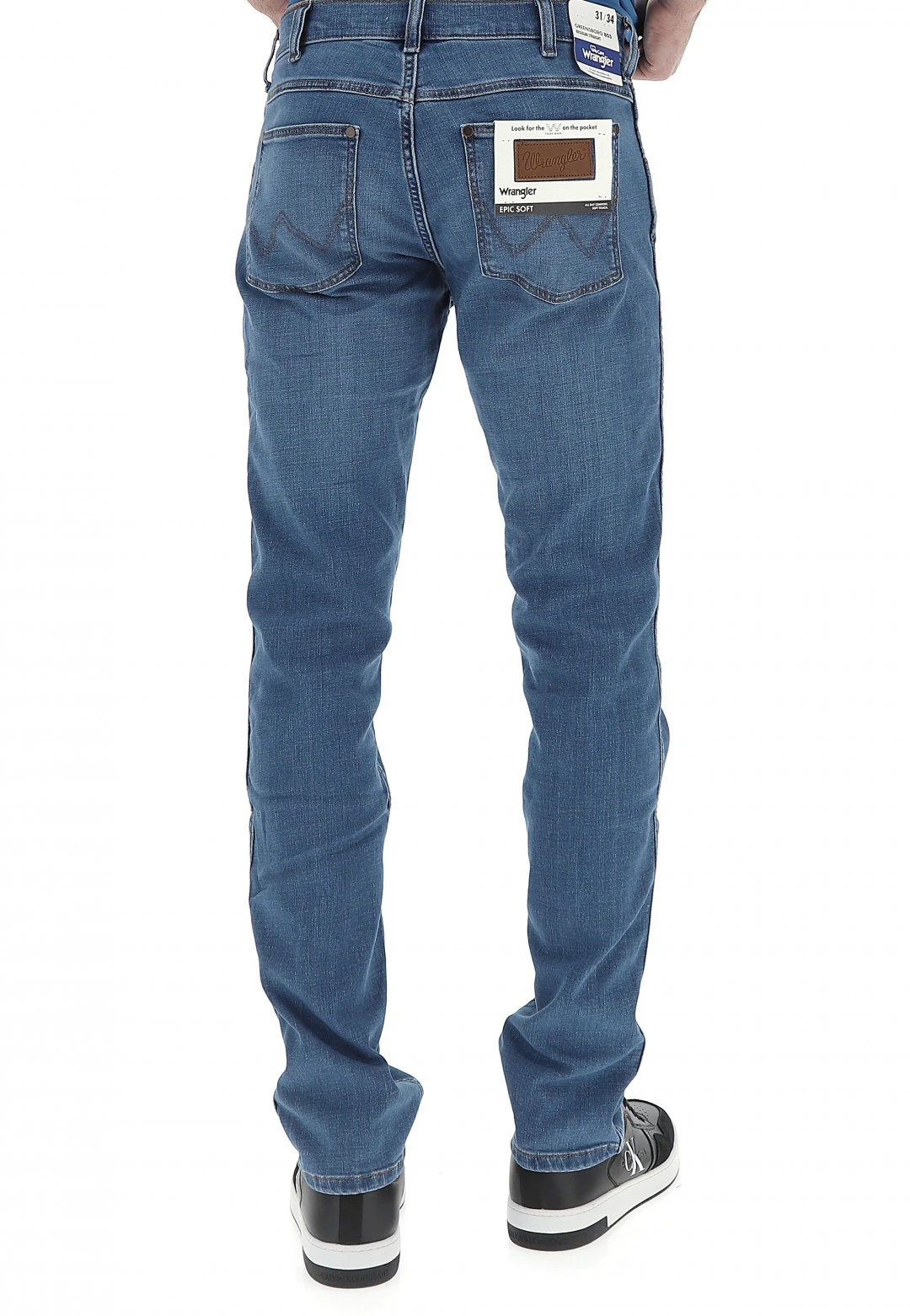 Jeans Wrangler Mod. Greensboro 803 Regular Straight W15q74z59 5 Jeans Wrangler Mod. Greensboro 803 Regular Straight W15q74z59 - immagine 3