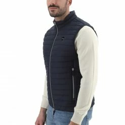Gaudi Gilet Uomo Gaudì In Tinta Unita Con Tasche Laterali E Zip -Lacoste shop e5fd42e98219290be181ecb985c25ff2