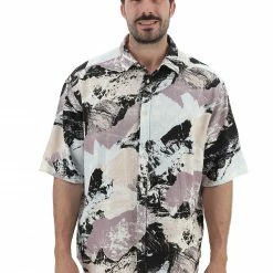 ONLY E SONS Camicia Manica Corta Fantasia Astratta Only & Sons -Lacoste shop e644d43facabaab2edae160361c967e8