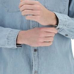 Camicia Uomo In Denim Age Regular Fit -Lacoste shop e6ab31981588246ca7e50a62de4eb05b