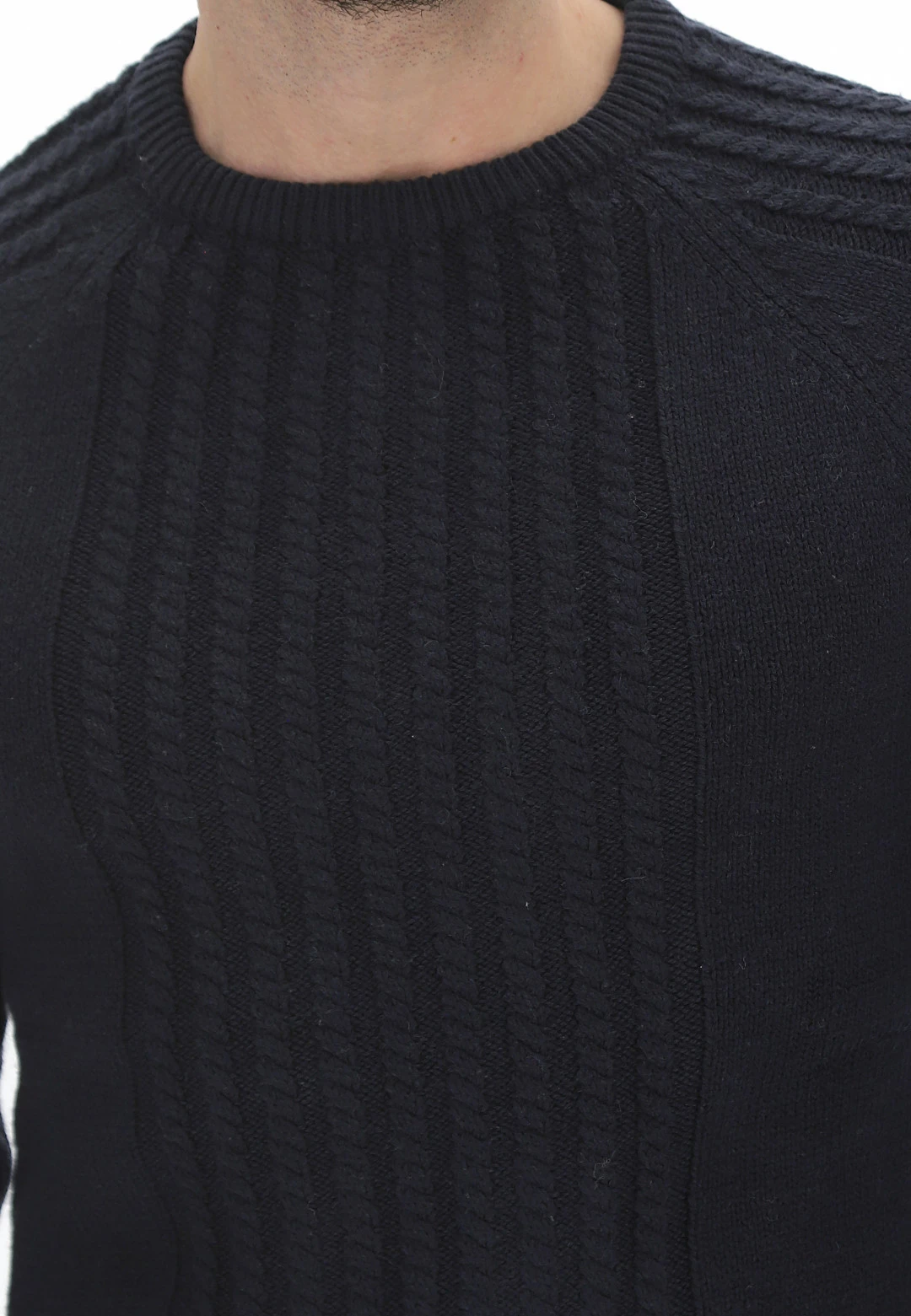 Smiling London Maglione Aff In Girocollo Con Lavorazione A Treccia Uomo 11 Smiling London Maglione Aff In Girocollo Con Lavorazione A Treccia Uomo - immagine 9