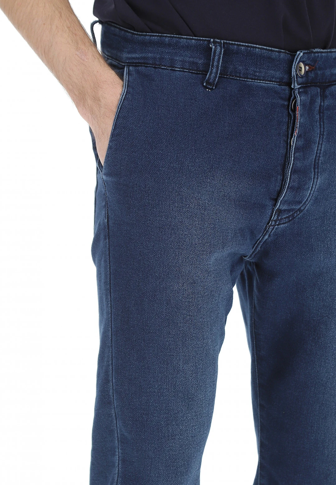8.9 OTTOPUNTONOVE Pantalone Effetto Denim 8.9 7 8.9 OTTOPUNTONOVE Pantalone Effetto Denim 8.9 - immagine 5