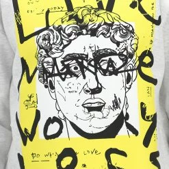 8.9 OTTOPUNTONOVE Felpa Girocollo 8.9 Made In Italy Felpata Con Riquadro Stampa Gommata -Lacoste shop e916d00029de68656da08dad33ae2aad