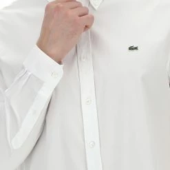 Camicia Uomo Lacoste Tinta Unita Con Logo Sul Petto Regular Fit -Lacoste shop e936b0833b2061acb2ff4d3f996c075d