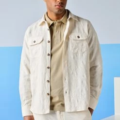 8.9 OTTOPUNTONOVE Camicia Jaquard Uomo 8.9