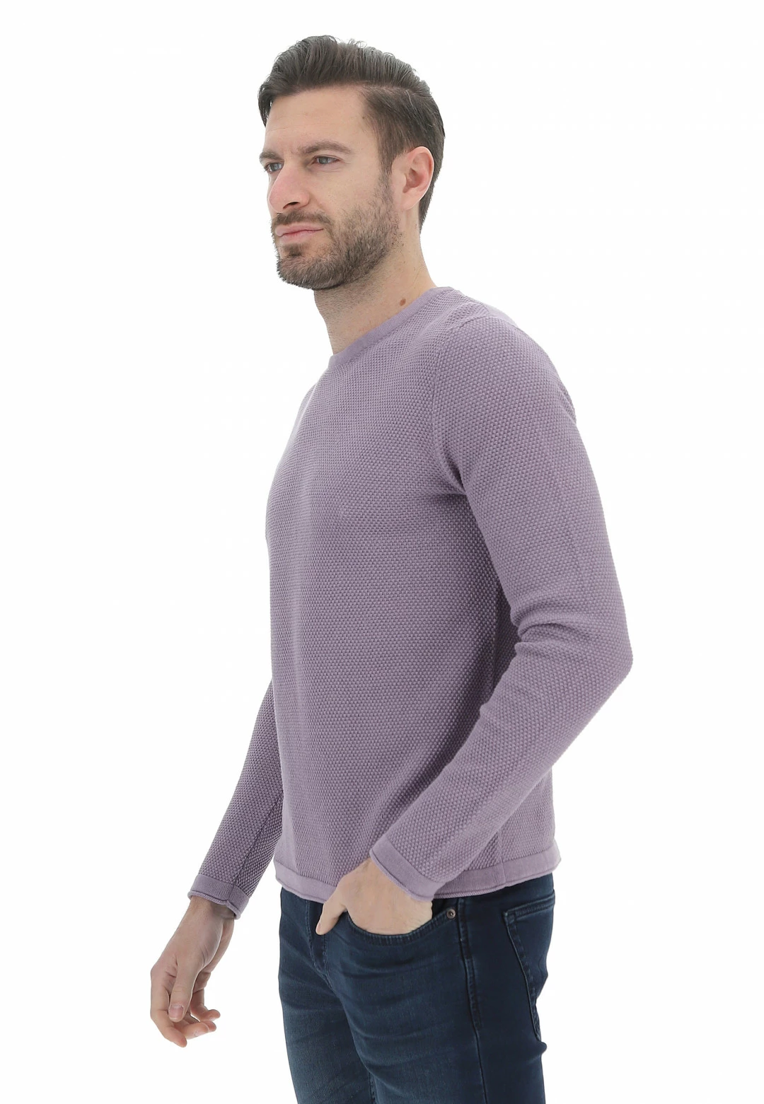 ONLY E SONS Girocollo Uomo Only & Sons In Cotone Lavorato 4 ONLY E SONS Girocollo Uomo Only & Sons In Cotone Lavorato - immagine 2