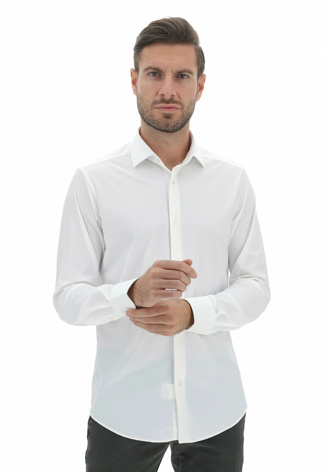 Camicia Slim In Spandex No Stiro Tupertu 8 Camicia Slim In Spandex No Stiro Tupertu - immagine 6