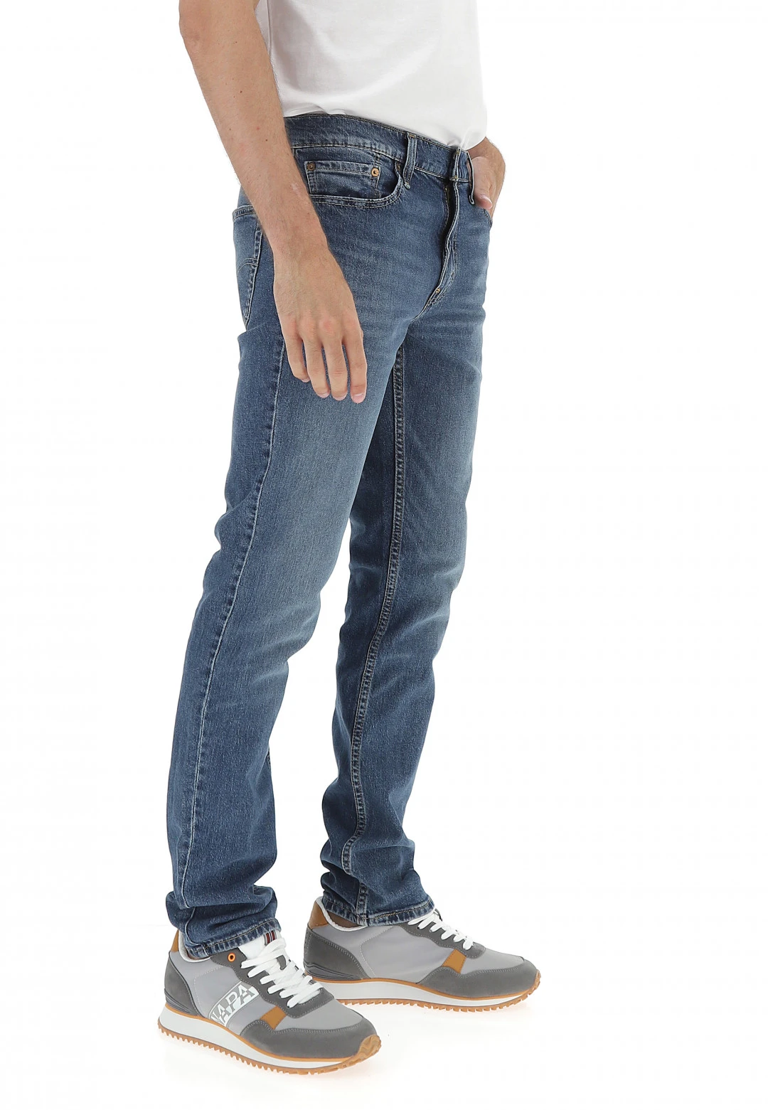 Jeans Levi's 511 Uomo Slim Fit Elasticizzati Effetto Used 5 Jeans Levi's 511 Uomo Slim Fit Elasticizzati Effetto Used - immagine 3