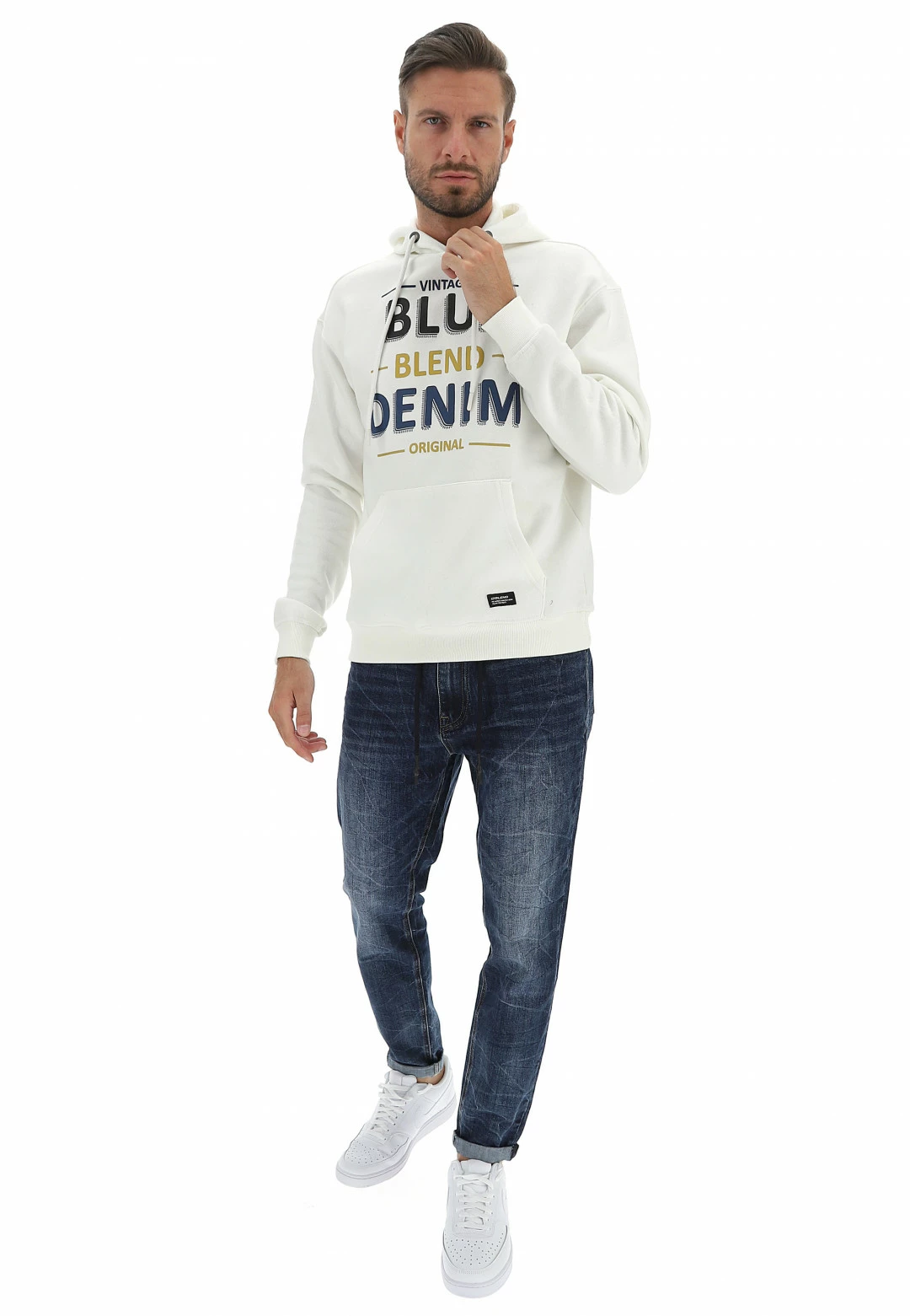 Felpa Con Cappuccio Blend Stampa Scritta 12 Felpa Con Cappuccio Blend Stampa Scritta - immagine 10