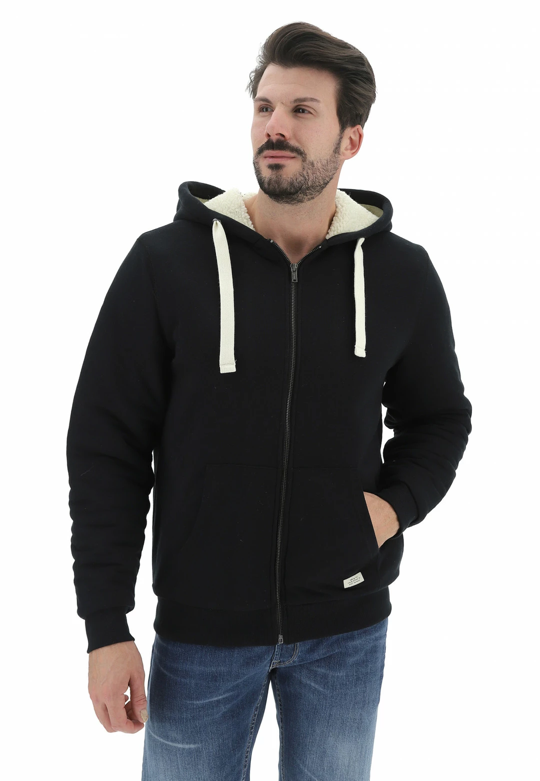 Felpa Con Cappuccio Blend Con Interno In Sherpa 13 Felpa Con Cappuccio Blend Con Interno In Sherpa - immagine 11