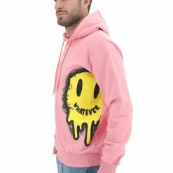 Felpa Whatever Con Cappuccio E Maxi Stampa Smile -Lacoste shop ee826356a2bd6adddfdd611362ebe94d