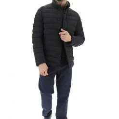 Giaccone Milestone Con Paramontura Removibile In Tessuto Stretch Opaco Uomo -Lacoste shop ee8e271d3ee902e01c1b94c855abcf15