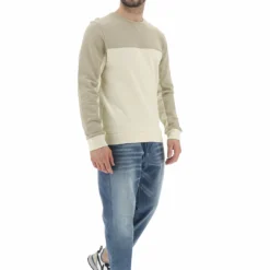 Felpa Girocollo Blend Uomo Bicolor Con Cuciture A Vista -Lacoste shop ef113afd797db8c42166de2193268cb3