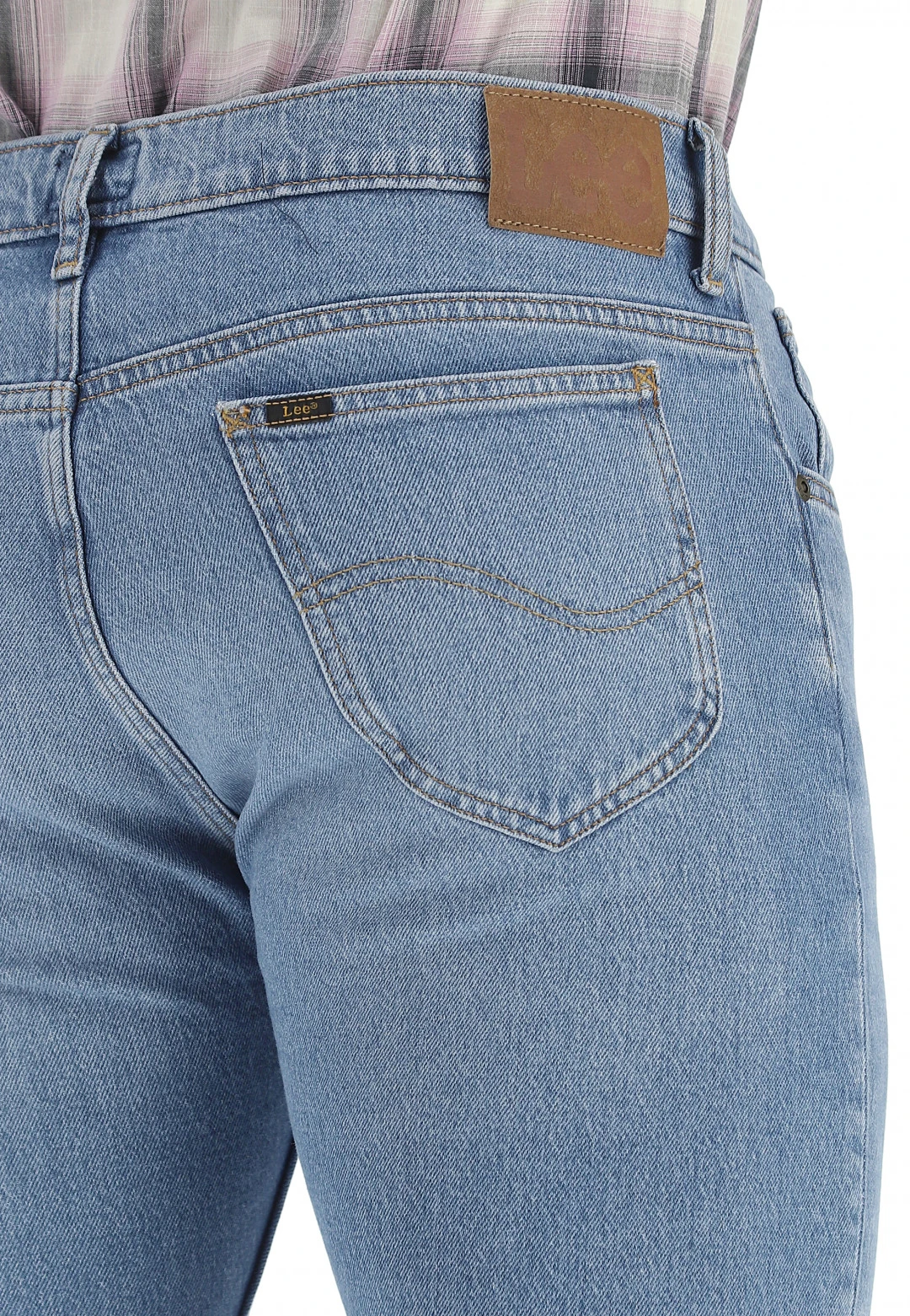 Jeans Lee Uomo Mod. Rider Con Lavaggio Chiaro Slim Fit 7 Jeans Lee Uomo Mod. Rider Con Lavaggio Chiaro Slim Fit - immagine 5
