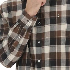 Camicia In Cotone Flanella Navigare In Fantasia A Quadri Con Logo Ricamato Uomo -Lacoste shop f0cded5e8964d25de329ab5df09f3987