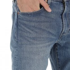 Jeans Levi's 502 Taper Stretch Affusolati Lavaggio Medio -Lacoste shop f4722ca4334fc2a961fe096de354537a