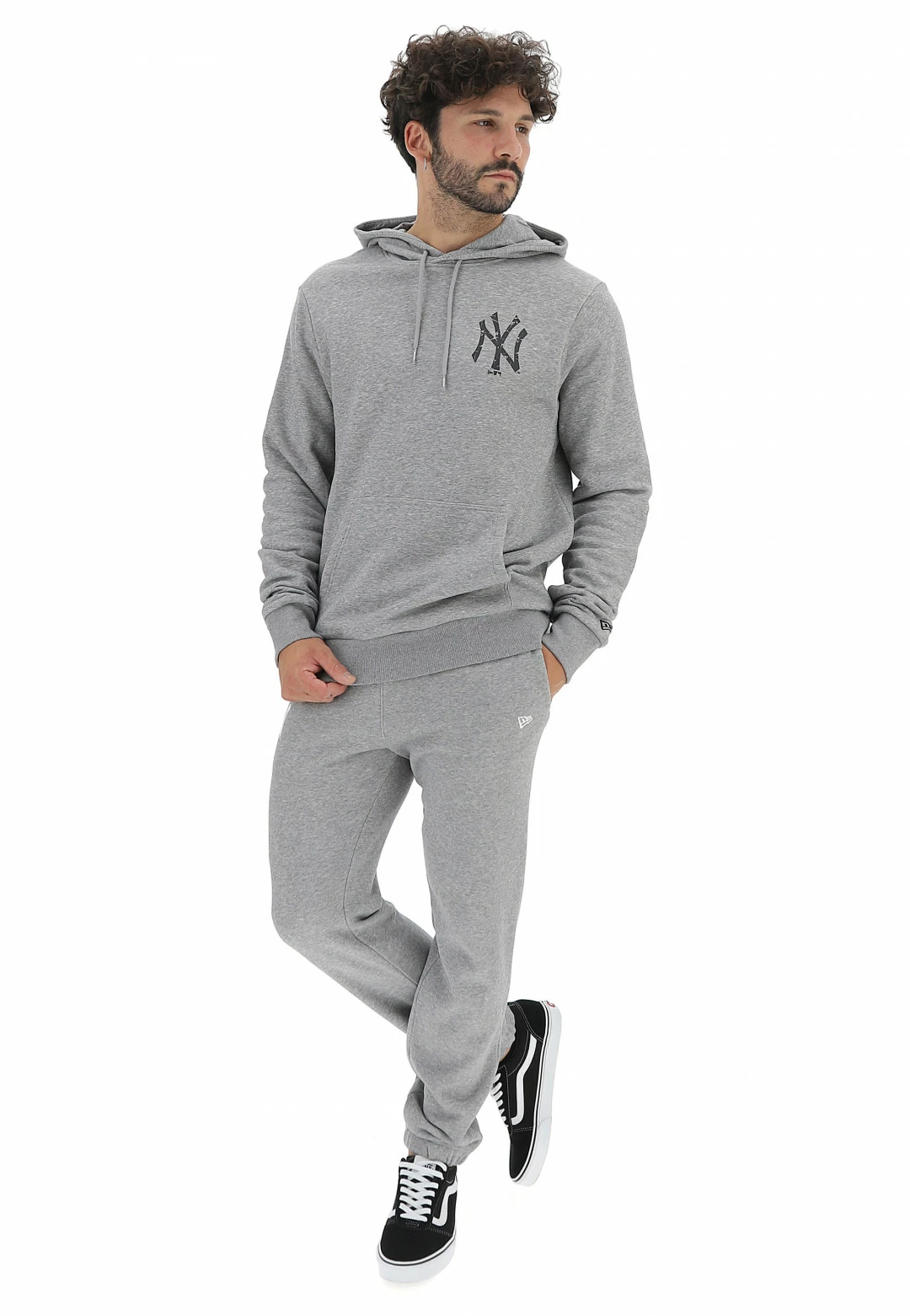 Felpa Felpata New Era Con Logo Stampato Davanti E Dietro 6 Felpa Felpata New Era Con Logo Stampato Davanti E Dietro - immagine 4