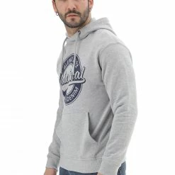 Felpa Con Cappuccio Blend Uomo Con Logo Circolare Centrale In Cotone Garzato -Lacoste shop f6e93d26e7d9ed776f0118364aeb8087