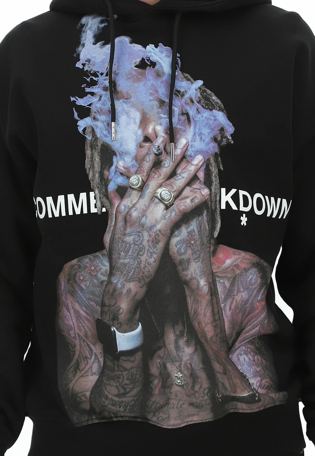 Comme Des Fuckdown Felpa Con Cappuccio Comme Des Fuckdowm Cdfu1836 Con Stampa Nella Parte Frontale 7 Comme Des Fuckdown Felpa Con Cappuccio Comme Des Fuckdowm Cdfu1836 Con Stampa Nella Parte Frontale - immagine 5