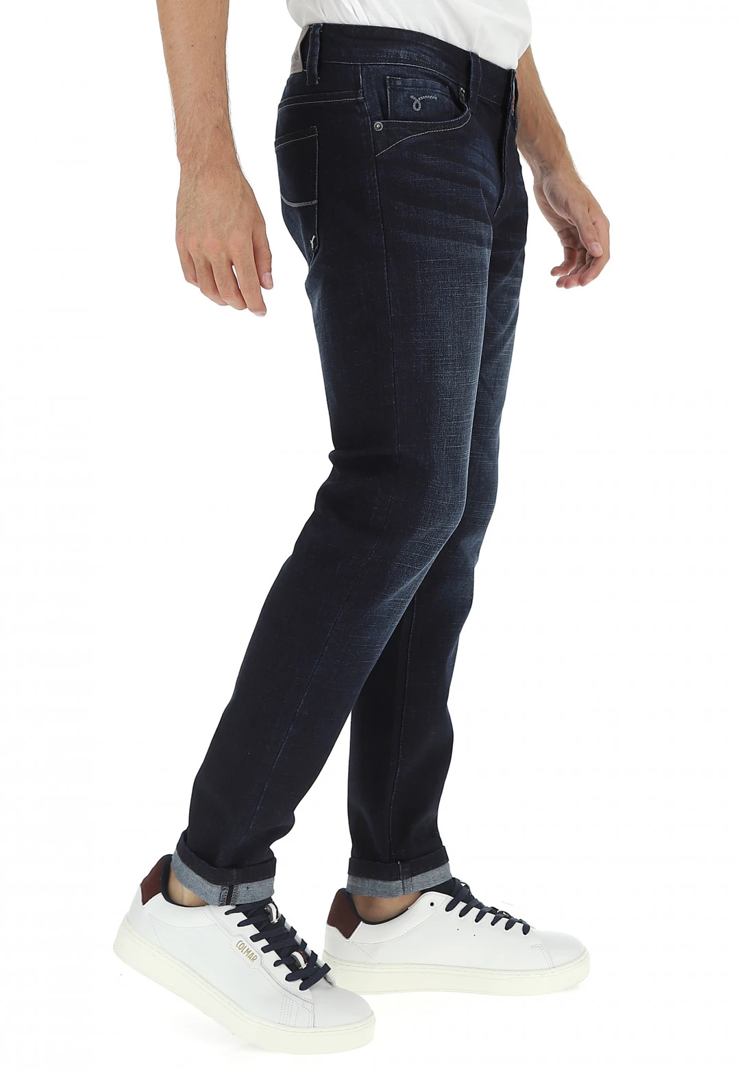 Key Jey Jeans Uomo Keyjey Dnm Slim Fit Elasticizzato 4 Key Jey Jeans Uomo Keyjey Dnm Slim Fit Elasticizzato - immagine 2