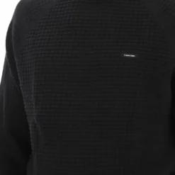 Maglioncino Girocollo Calvin Klein Con Lavorazione Waffle E Patch Uomo -Lacoste shop f7d67e1569bde4b2aeafcaa659174615