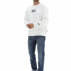 Felpa Girocollo Garzata Uomo Levi's 38712 0056 Relaxed Fit Tinta Unita Con Ricamo Logo -Lacoste shop f7e80ddd6280128c7c5a3b7c83ef93bb