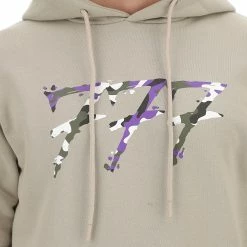 Felpa 777 Microfelpata Con Tasca A Marsupio E Logo Frontale A Contrasto -Lacoste shop fa27a8dfecaa2e9dd9db29eab5108421