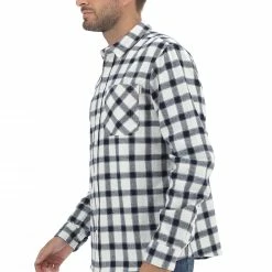 Camicia A Quadri Blend Felpata In Cotone -Lacoste shop fadbfdcdfd6f391df1ec1753b4ae3f3f