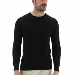 EKS Maglioncino Girocollo èks Uomo In 100% Cotone Tinta Unita -Lacoste shop fbac32dfe40a13ab5950d196462d6404