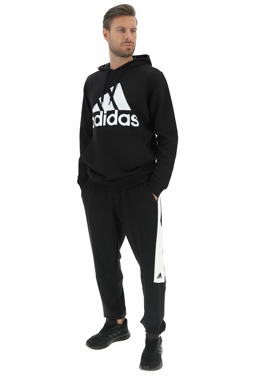 Felpa Garzata Big Logo Adidas Gk9540 7 Felpa Garzata Big Logo Adidas Gk9540 - immagine 5