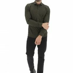 Camicia Manica Lunga Olymp Elasticizzata In Fantasia A Righe Super Slim Fit -Lacoste shop fe737ef3012717136791f0f05898c618