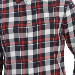 Tommy Hilfiger Jeans Camicia A Quadri Tommy Hilfiger Dm0dm15112 In Cotone Con Logo Ricamato -Lacoste shop ff1f1b2c7378a6656289f9638c24bdf7