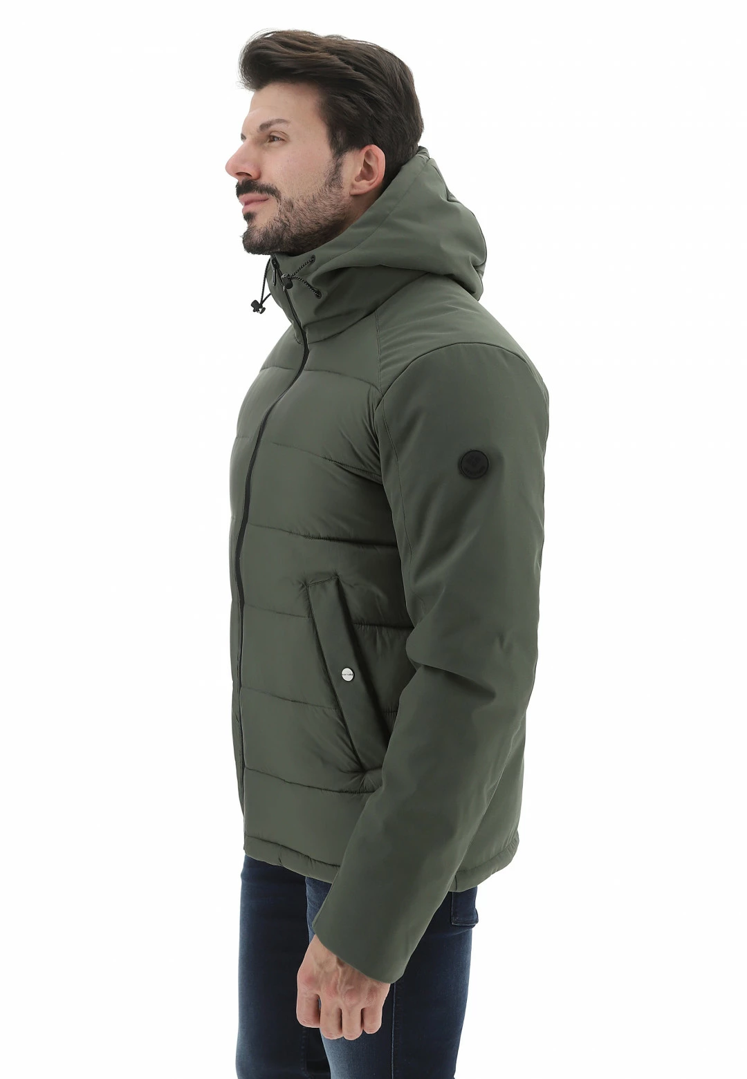 Giubbotto Corto Con Cappuccio Mixture Uomo 4 Giubbotto Corto Con Cappuccio Mixture Uomo - immagine 2